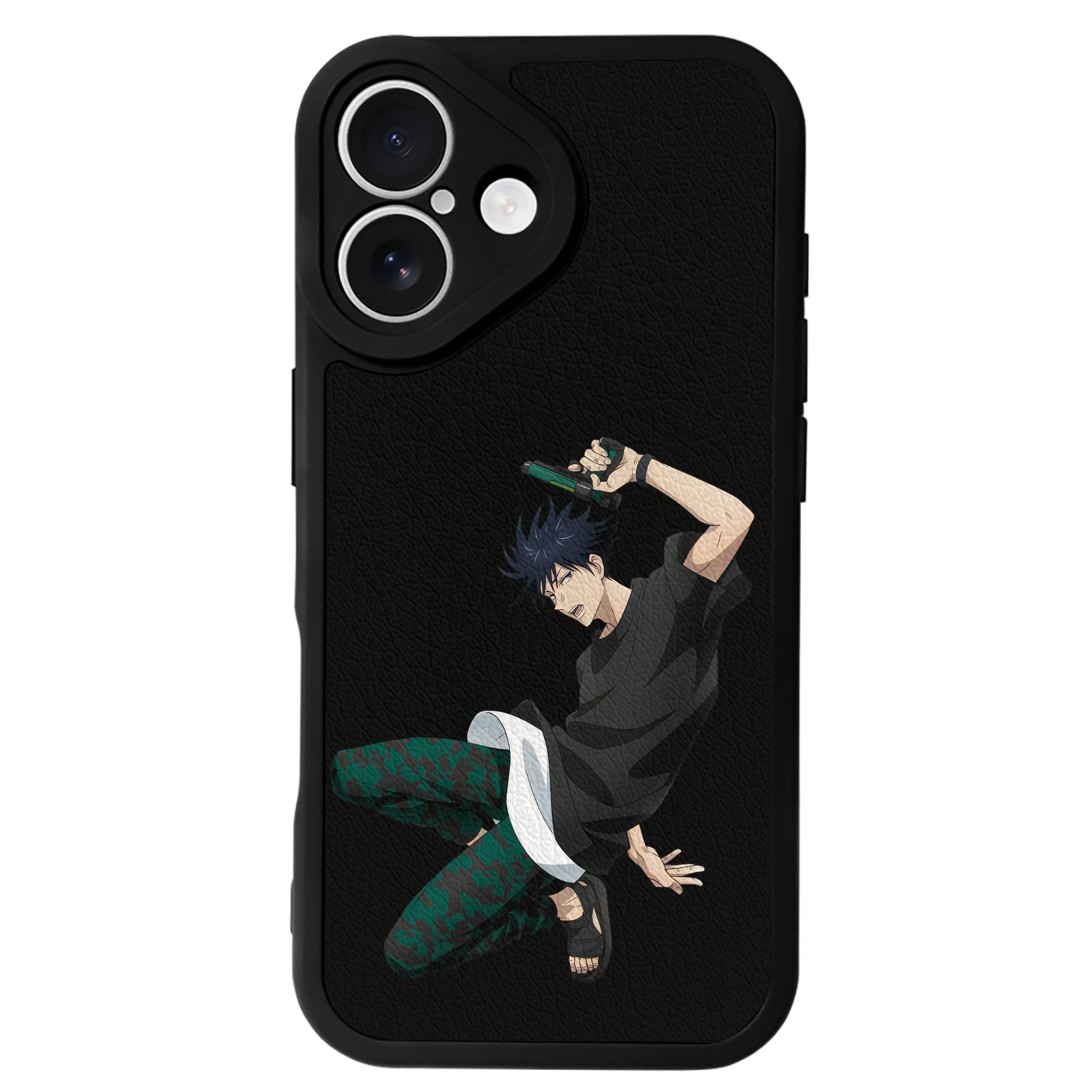 （画像用） 呪術廻戦 Jujutsu Kaisen 【iPhone 16シリーズ対応】シリコンスマホケース（レザー調） 材質：シリコン